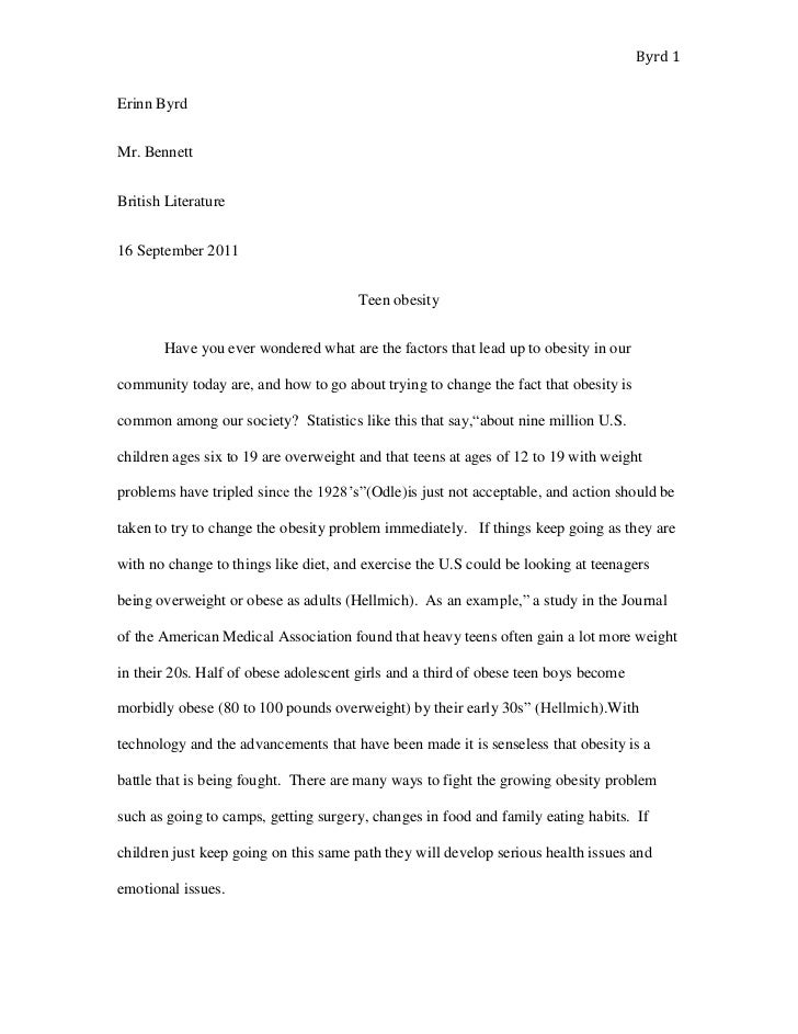 senior project research paper examples
