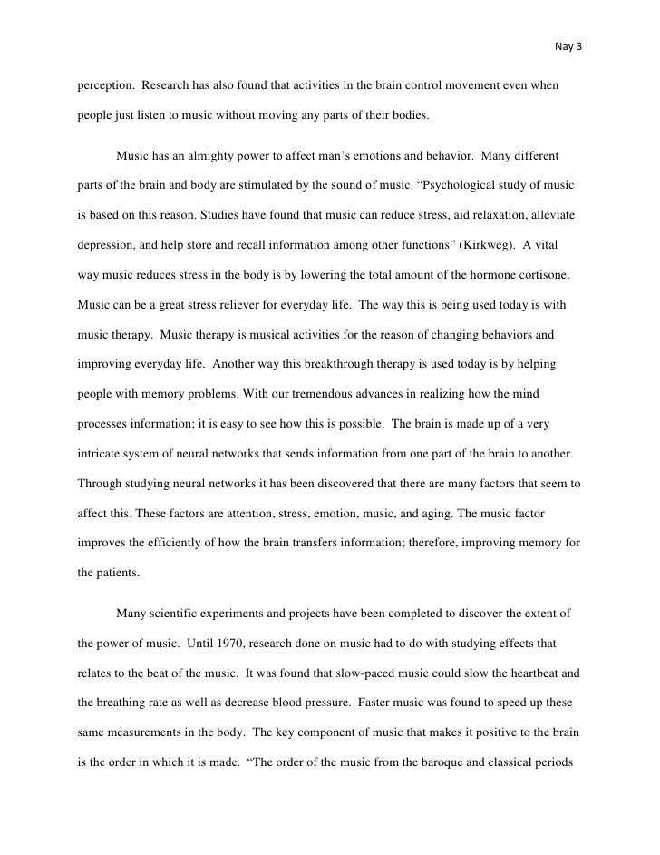 Avalanche Of Ideas For Research Paper Music Topics