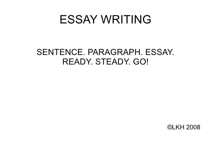 Link sentences essay writing
