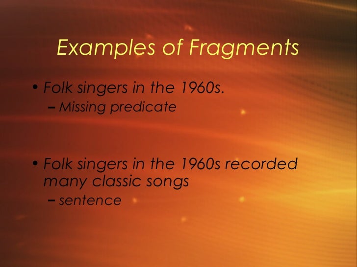 fragment examples