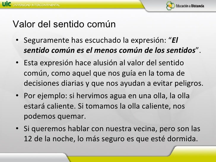 Sentido ComúN