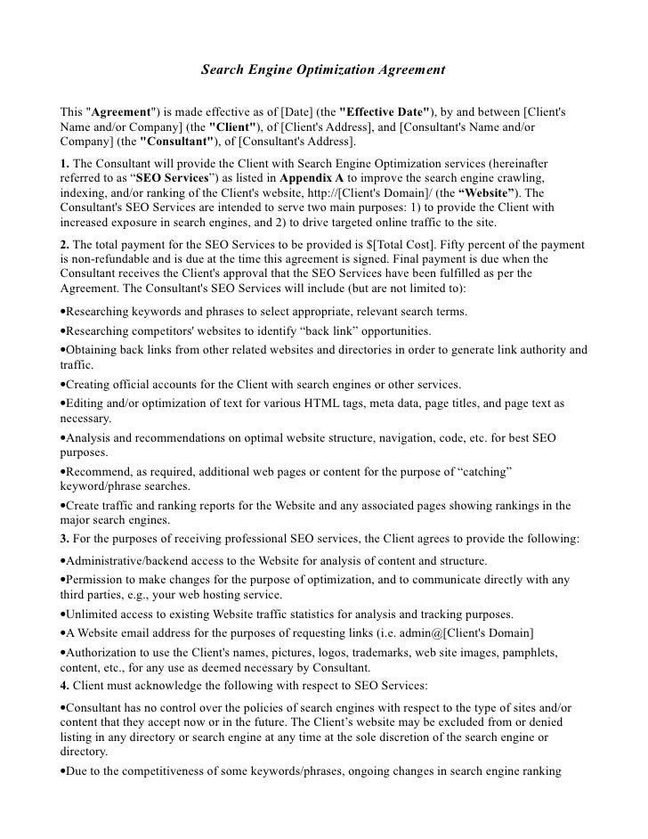contract sample marketing consultant
