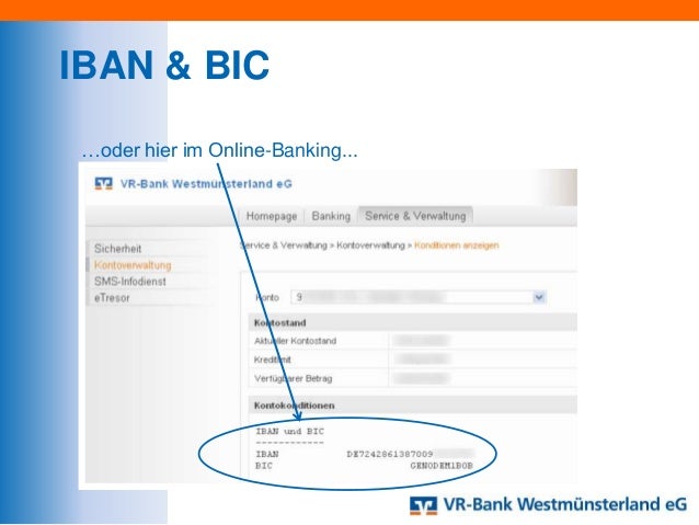 SEPA - IBAN & BIC