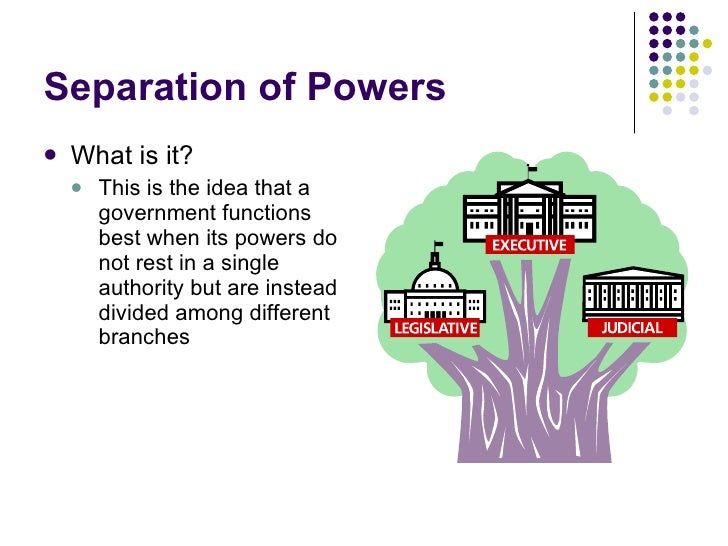 What Are The Separation Of Powers