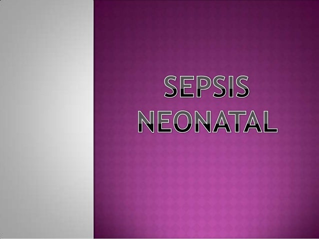 Dissertation neonatal septicemia