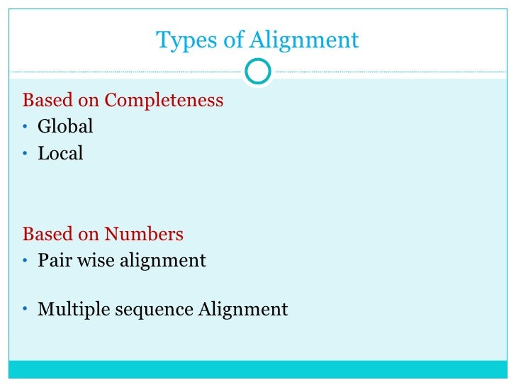 Sequence Alignment In Bioinformatics