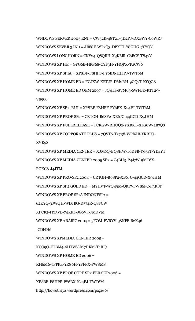 MS Office XP Profession with Front Page serial key or number