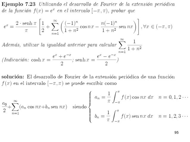Series De Fourier Funciones A Trozos