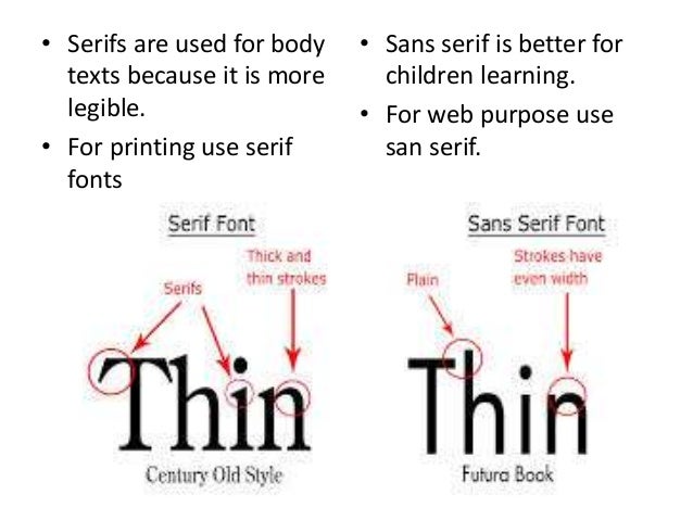 difference between serif and sans serif font difference between serif and sans serif font