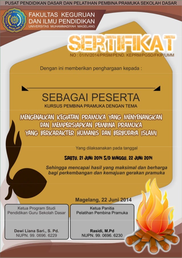 sertifikat komputer 1 Pramuka Sertifkat sertifikat komputer 1 Pramuka Sertifkat