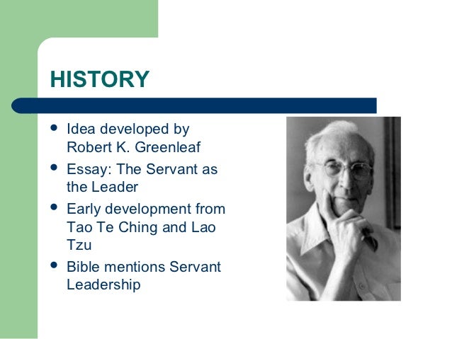 Servant leadership essay
