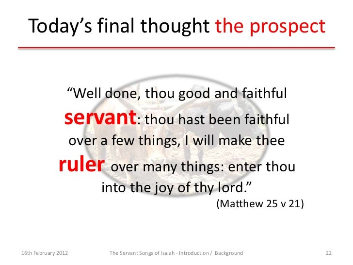 who is the servant in isaiah essay who is the servant in isaiah essay