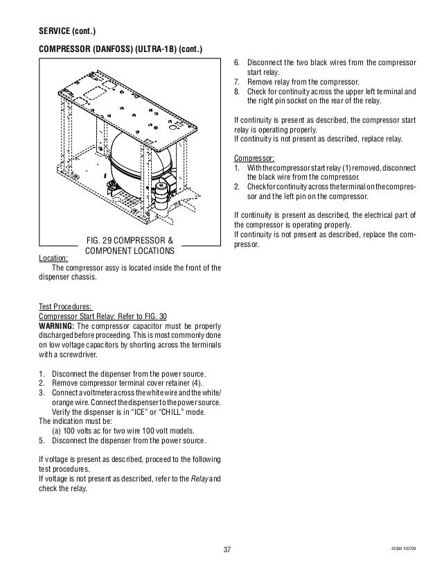 BUNN Ultra 2 Slush Machine - Service and Repair danfoss relay 230v wiring diagram 