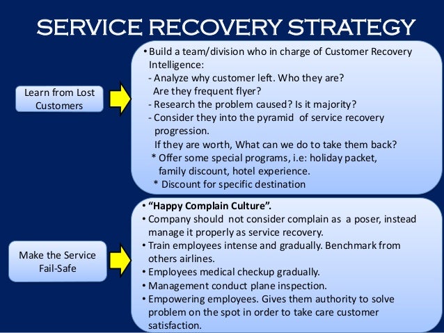 Essay on service recovery