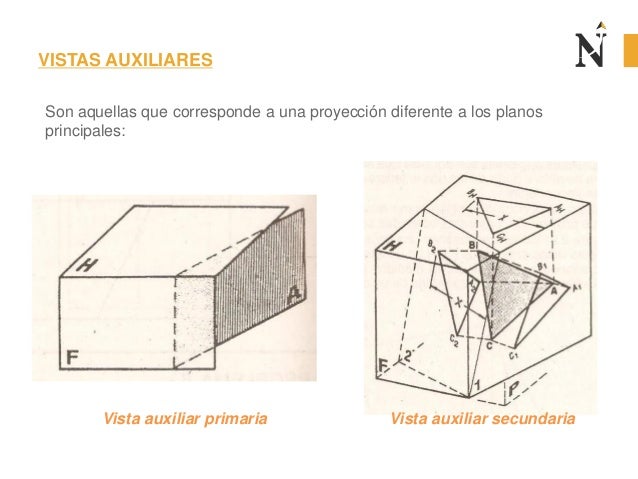 Vista Auxiliar Secundaria Dibujo Tecnico Vistas