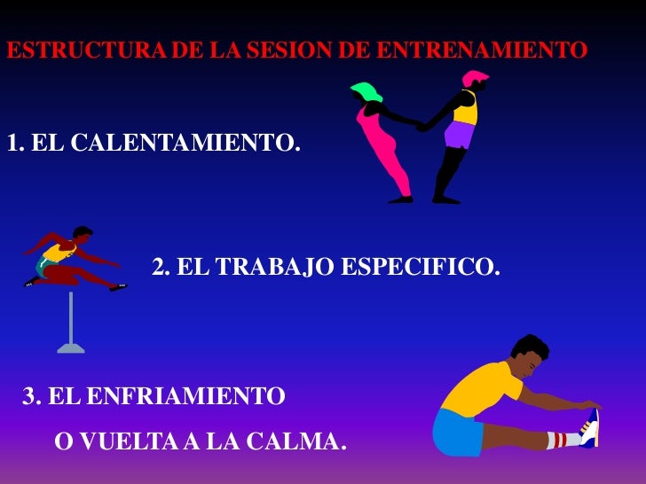 Sesion de entrenamiento