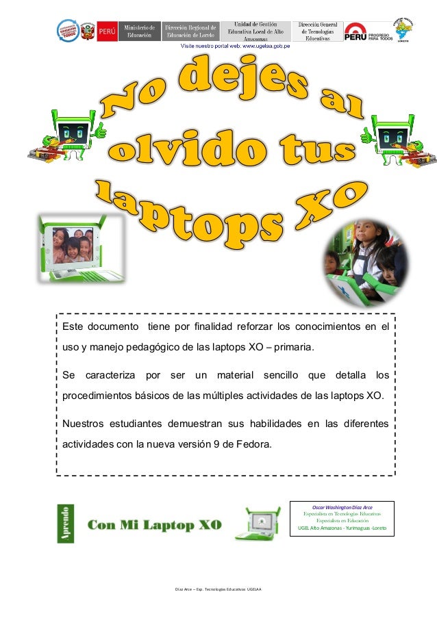 Para cargadores de contenido Díaz Arce – Esp. Tecnologías Educativas UGELAA Este documento ...