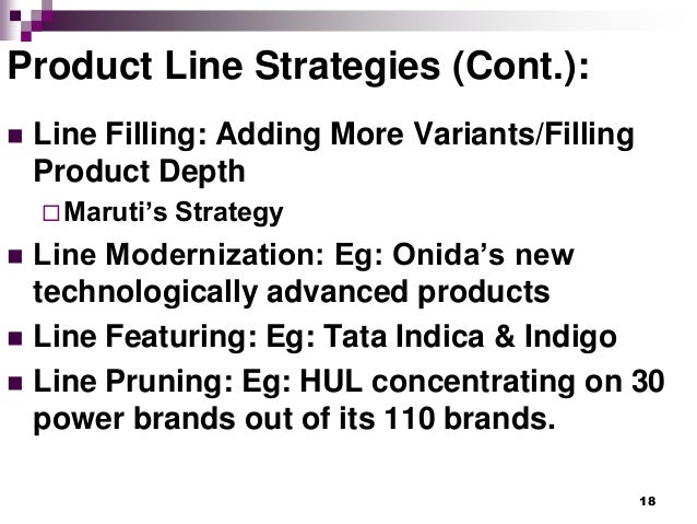 Product mix strategies trading up and trading down