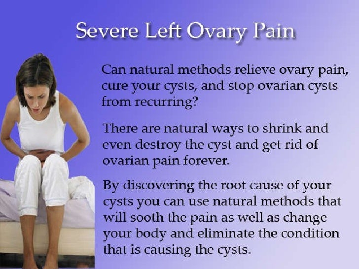 Severe Left Ovary Pain