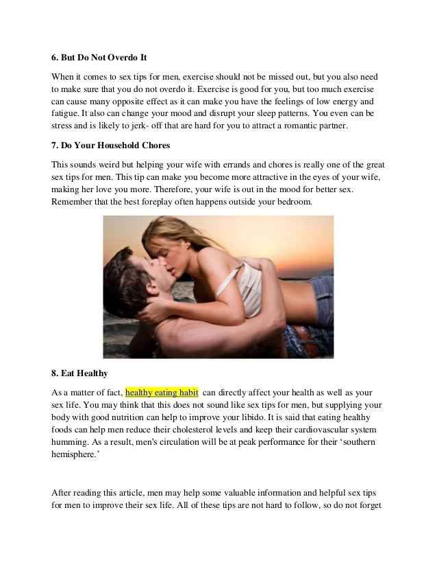 Tips On Better Sex 25