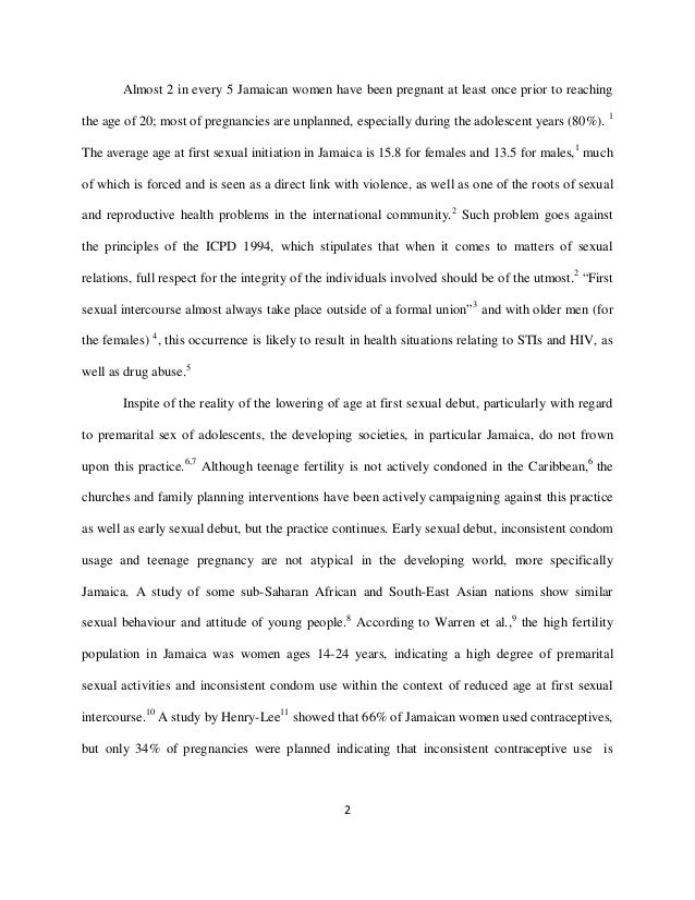 Premarital Sex Essay