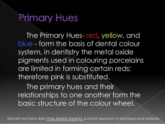 guide shade vita hue orange a
