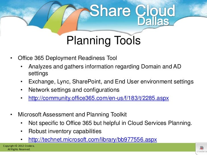 Office 365 Deployment Readiness Tool