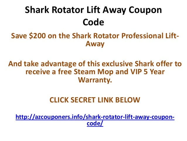 Shark coupon code