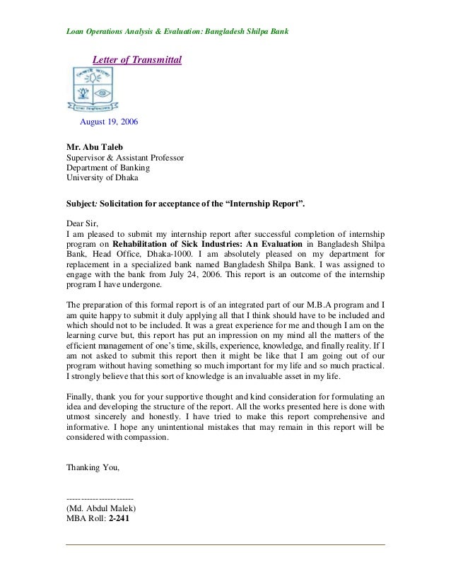 banking cover letter sample