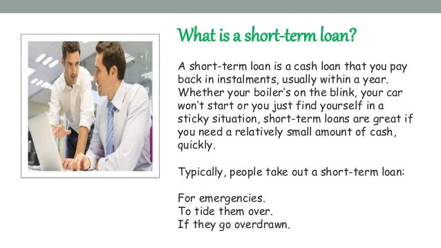 Short term financing options