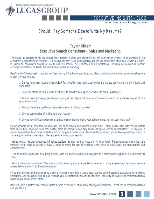 should you have an objective on your resume