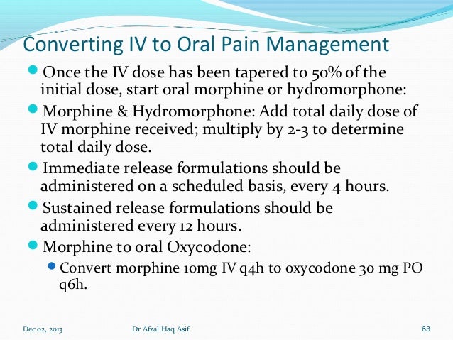 10mg oxycodone every 4 hours