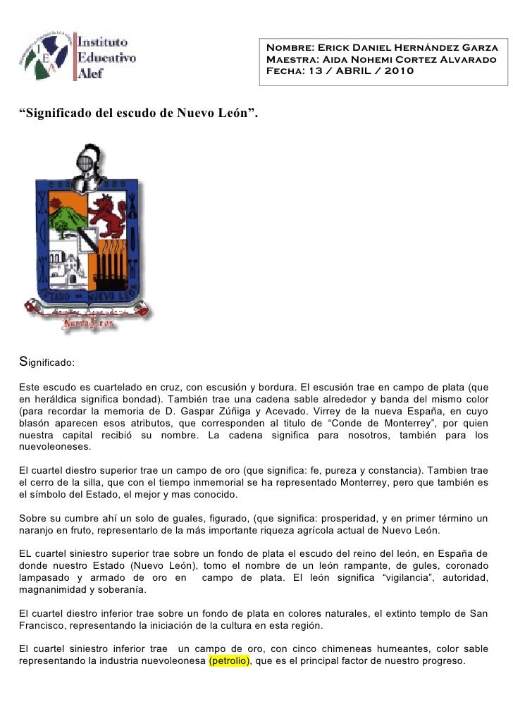 ESCUDO DE NUEVO LEON escudo de nuevo leon: