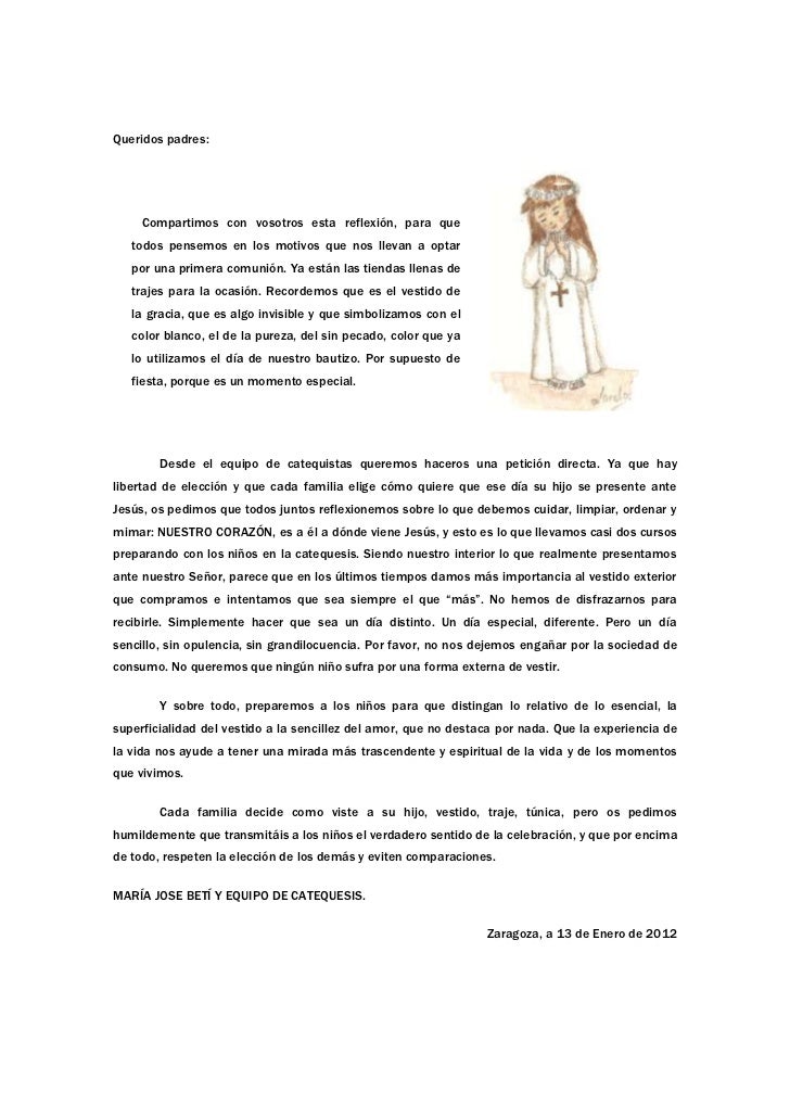 Significado traje 1ª comunion