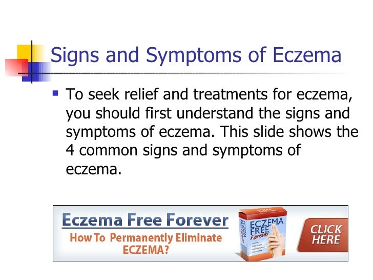 Signs And Symptoms Of Eczema