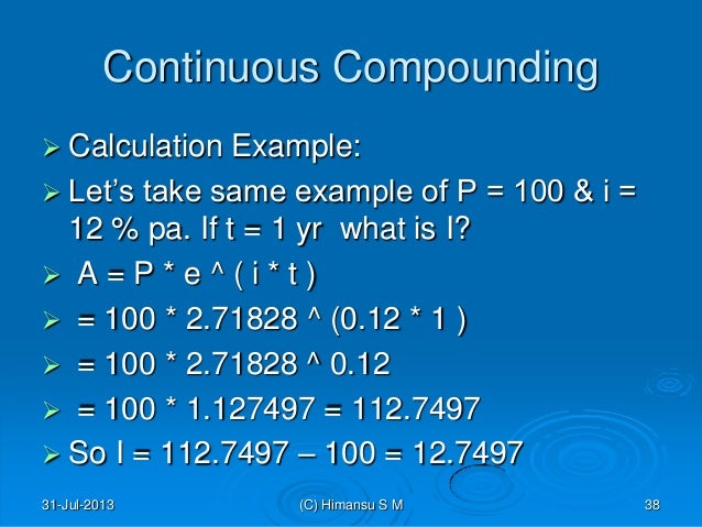Simple and Compound Interest