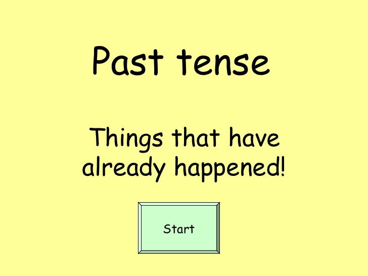 Simple past tense of kennenlernen Übungen zum Simple Past - Englische Grammatik