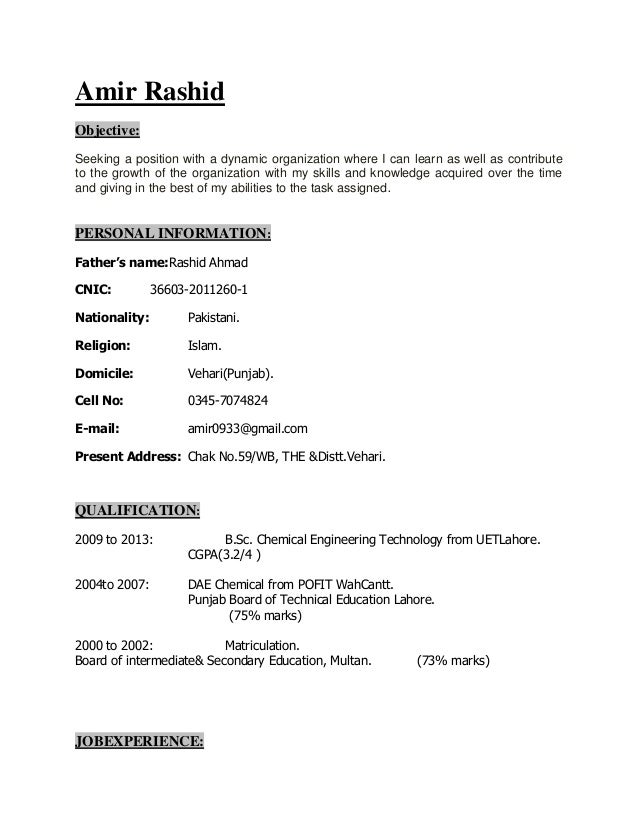 Simple Resume Simple Resume
