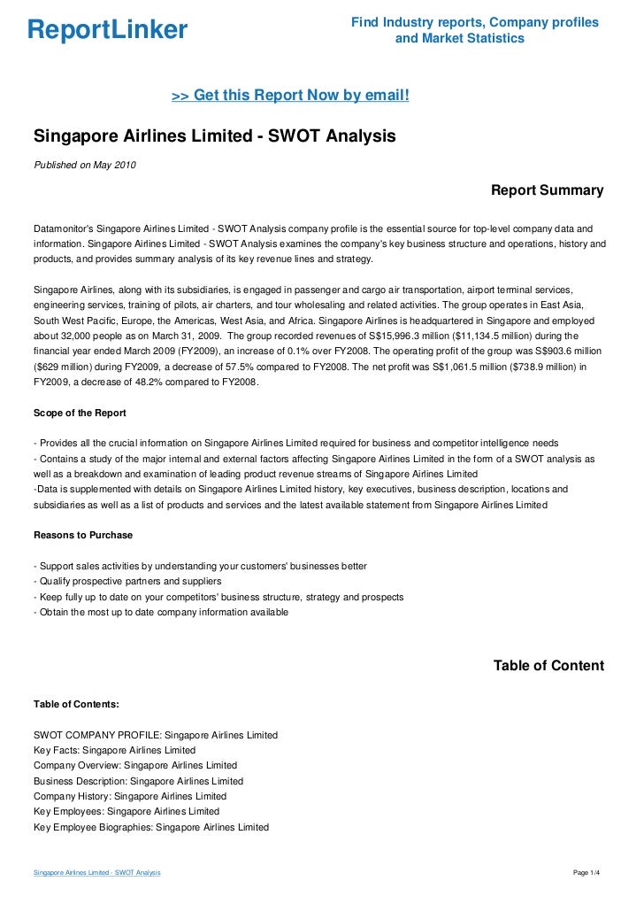 singapore airlines swot analysis Singapore airlines is a singapore based airlines company which is now operating in 32 countries with 62 destination worldwide. singapore airlines swot analysis Singapore airlines is a singapore based airlines company which is now operating in 32 countries with 62 destination worldwide.