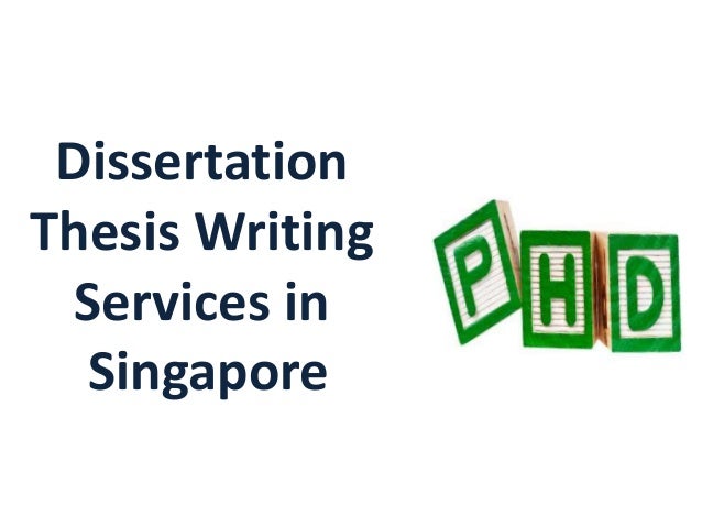 Dissertation writing services in singapore application