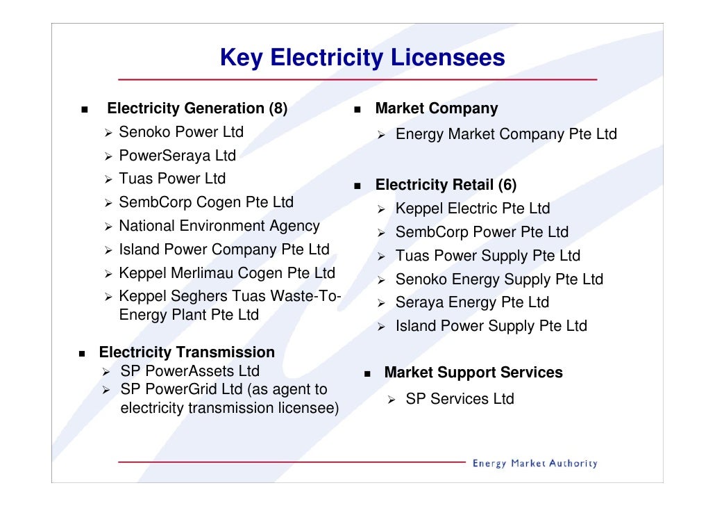 Singapores Electricity Market After Market Reform