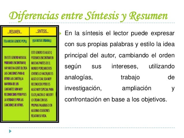 Ventajas Y Desventajas De La Sintesis Literaria es.slideshare.net