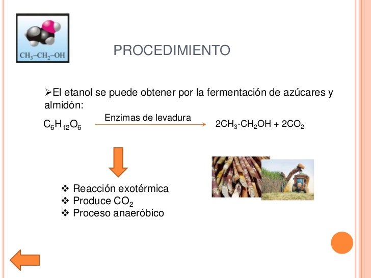 Sintesis de etanol, exposicion Sintesis de etanol, exposicion