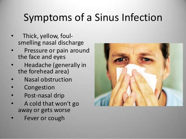 Sinus Signs And Symptoms In Face