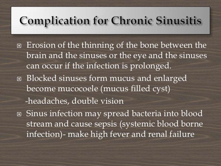 swollen sinus signs and symptoms