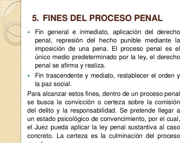 Objeto Y Fines Del Proceso Penal es.slideshare.net