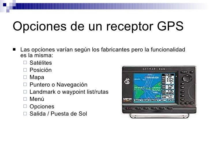 Sistemas de posicionamiento global