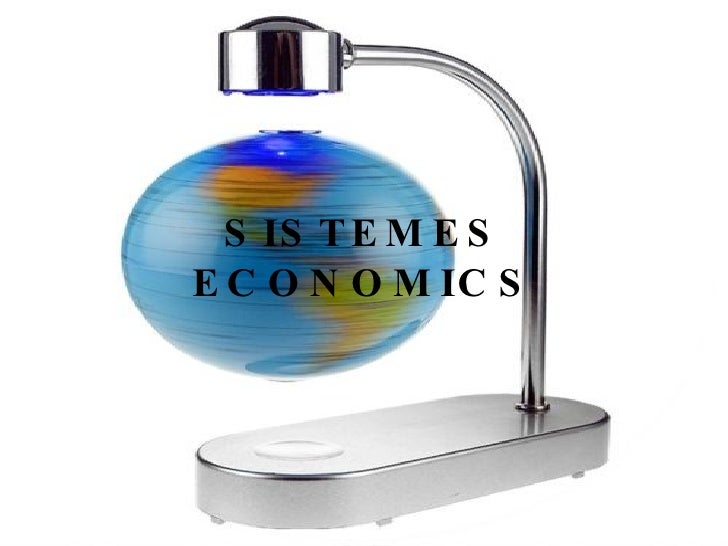Resultado de imagen de sistemes economics