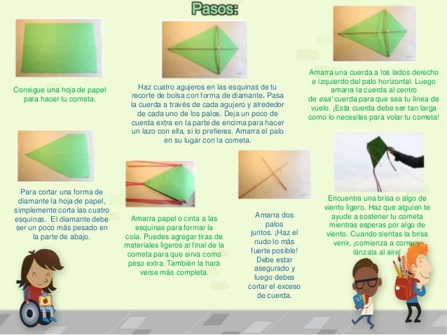 Instructivo Para Hacer Un Papalote Con Imagenes es.slideshare.net