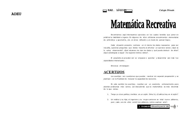 Situaciones Logicas Familiares | situaciones logicas acertijos relaciones familiares Situaciones Logicas Familiares | situaciones logicas acertijos relaciones familiares